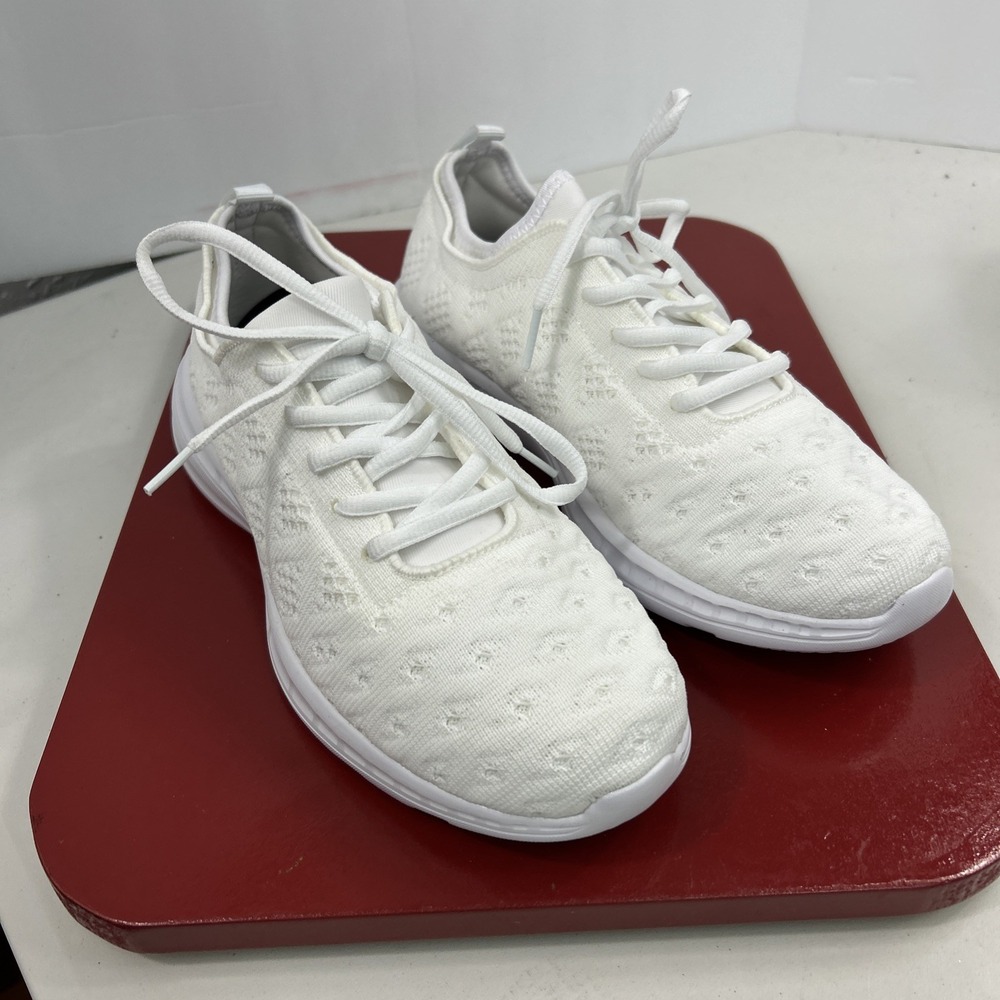 Joomra MINIMALIST White Synthetic/Textile Low Top Running Shoes, Womens Size 9.5